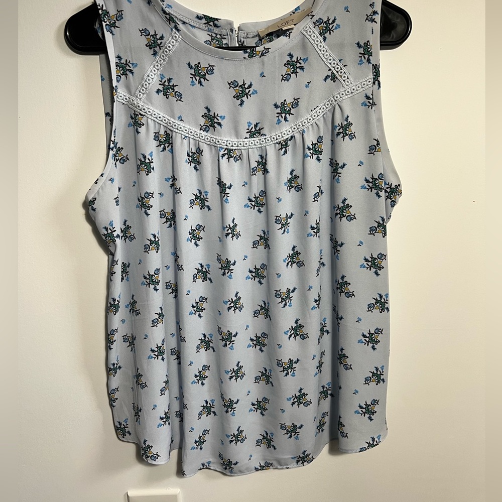 Lovely Loft blue top